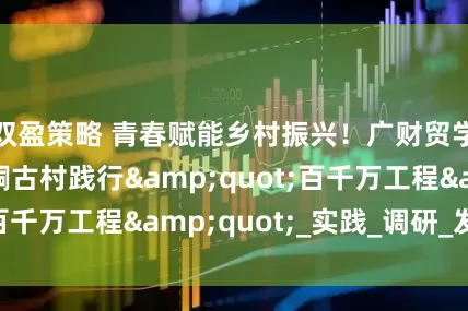 双盈策略 青春赋能乡村振兴！广财贸学子赴连山蒙峒古村践行&quot;百千万工程&quot;_实践_调研_发展